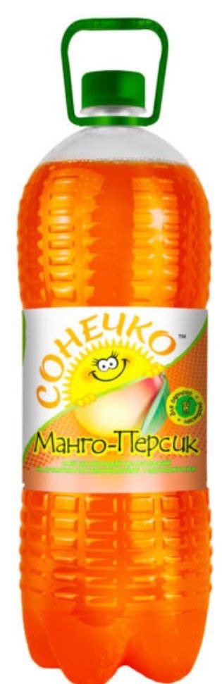 Напій сильногаз. Сонечко Манго-Персик 3 л ПЕТ